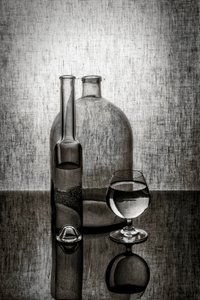 Glass Bottle Reflections