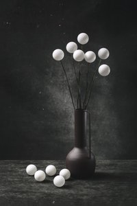 Minimalist White Spheres by Brig Barkow