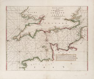 A Chart of the Channel Between England and France by British School