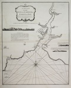 A plan of the road and harbour of Fowey or Foy by Lieutenant James Cook of the Royal Navy by British School