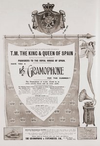 Advertisement for The Gramophone Company