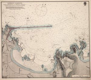 Alderney Harbour, Plan of Breakwater and Admiralty Property