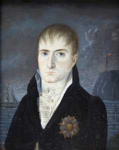 Portrait of Napoleon Bonaparte on the Island of Saint Helena