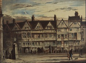 Holborn Bars, Bought and Restored by Prudential Assurance Co, c.1884