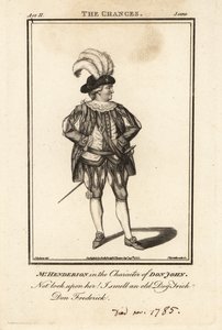 Mr Henderson in the character of Don John in The Chances by British School