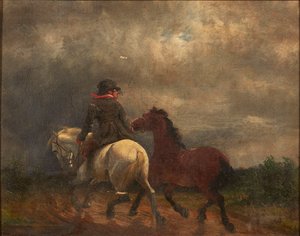 Rider With Two Horses