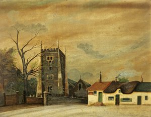 St. Woolos Church and the Old Six Bells Inn