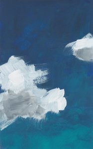 Abstract Blue Clouds