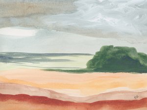 Abstract Desert Landscape