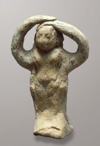 Figurine of a mourner, from Azor, Israel by Bronze Age