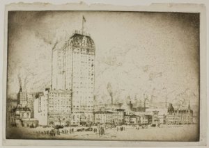 Chicago - The Blackstone Hotel by Bror Julius Olsson Nordfeldt