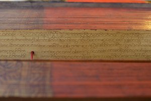 Burmese Palm Leaf Manuscript by Burmese School
