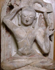 Seated Buddha Cutting His Hair