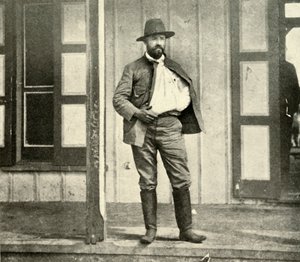 Creelman, Just After Dismounting from Horse, Spanish-American War