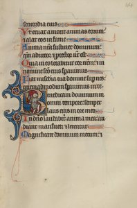 Initial B: David Playing the Fool Before Achish King of Gath by Bute Master
