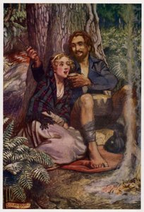 For snug in a glen, where nane could see