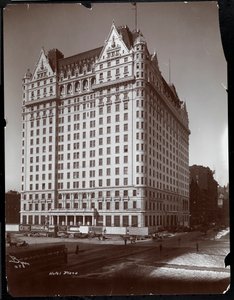 The Plaza Hotel under Construction, 5th Avenue and 59th Street, New York, c.1907