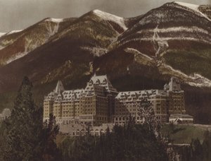 Banff Springs Hotel by Byron Hill Harmon