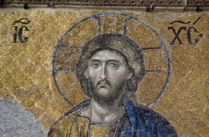 Deesis Christ in Hagia Sophia (mosaic)