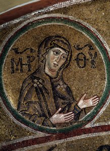 The Virgin Orans by Byzantine