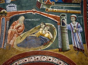 Saint Nicholas Saving Rich Merchant Fallen into Poverty and Pays His Daughters