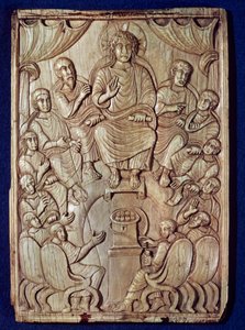 Christ with the Twelve Apostles by Byzantine School