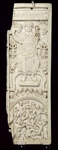 Panel from the Diptych of Consul Areobindus, Constantinople, 506 AD