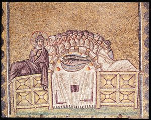 The Last Supper by Byzantine School