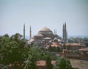 View of Haghia Sophia, Built in AD 537