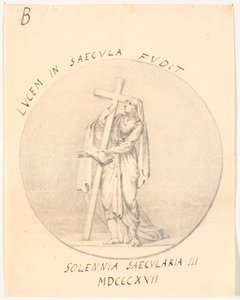 Medallion with Allegorical Female Figure by C.A. Lorentzen
