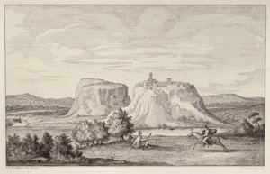 Imaginary View of Early Rome, engraved by B.Barloccini, 1849 by C.C Perkins