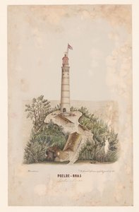 The New Lighthouse of Poeloe-Bras, Sumatra