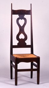 Chair Designed by C.F.A. Voysey, Probably Made by C.H.B. Quennell
