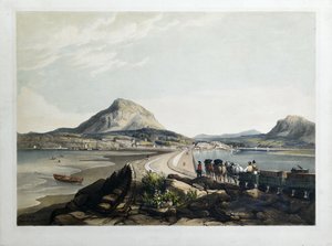 Port Madoc from the Embankment