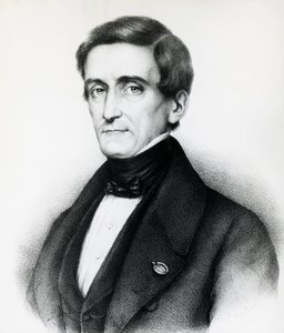 Portrait of Pellegrino Rossi (1787-1848), Italian jurist, lithograph