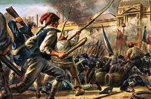 French revolutionary mob