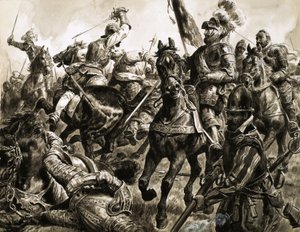 Unidentified Battle Scene by C.L. Doughty