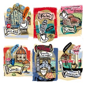 Coffee in Italian Cities by COSTANZA FAVERO
