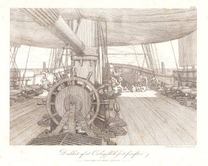 Deck of a Warship, Seen from the Front by Christoffer Wilhelm Eckersberg