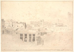 Scene at Cloaca Maxima by Christoffer Wilhelm Eckersberg