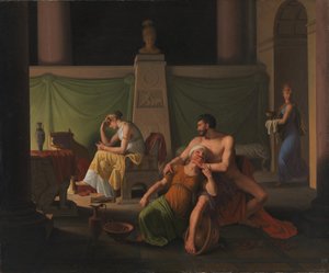 The Return of Ulysses. Scene from Homer