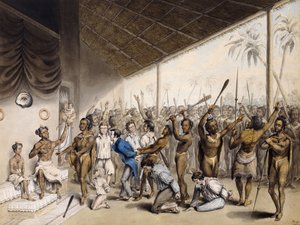 A Native Chief Ordering Europeans to be Put to Death by C. Bray