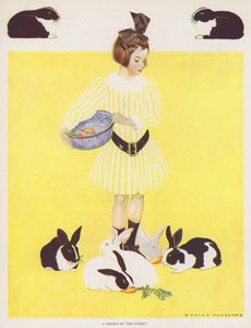 Coles Phillips Girl, a Friend of the Family by C. Coles Phillips