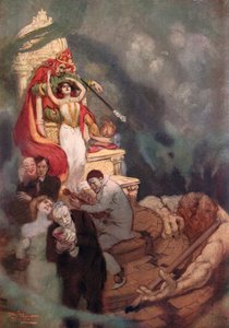 The Death Of Labour by C. Dudley (after) Tennant