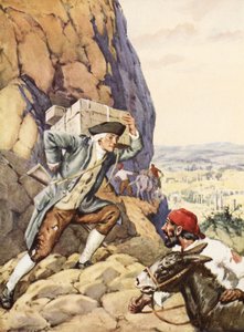 James Bruce Helps His Dumb Follower by C. Dudley Tennant