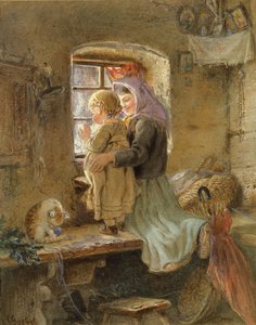 Interior: Peasant Girl and Child