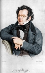 Franz Peter Schubert 1797-1828, Austrian composer by C Helfert