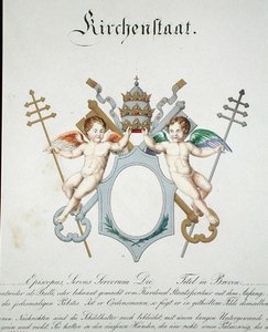 Arms of the Church State of the Vatican by C. Hildebrandt
