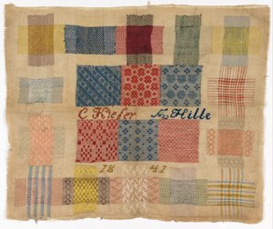 Darning Sampler by C. Keiber