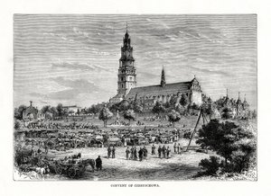 Convent of Czestochowa, Poland, 1879 by C. Laplante